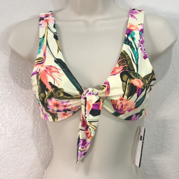 🆕 2pc Dippin Daisy’s Bird of Paradise Bikini Top With Pink Bottoms - Picture 5 of 9